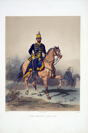 SMÅLANDS HUSARREGEMENTE efter Fritz von Dardel
