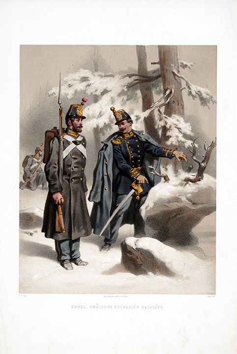 Smålands grenadjärbataljon. Efter Fritz von Dardel
