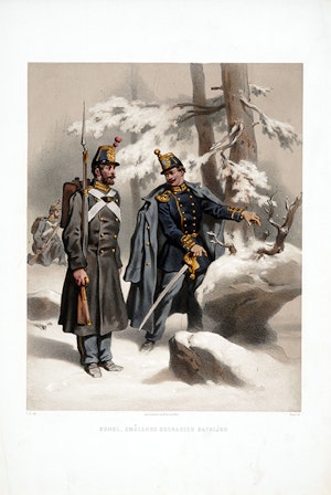 Smålands grenadjärbataljon. Efter Fritz von Dardel