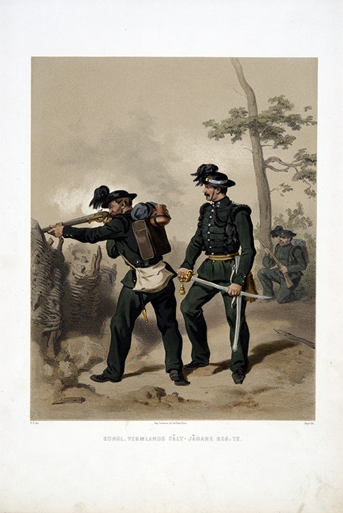 Värmlands fältjägarregemente. Efter Fritz von Dardel
