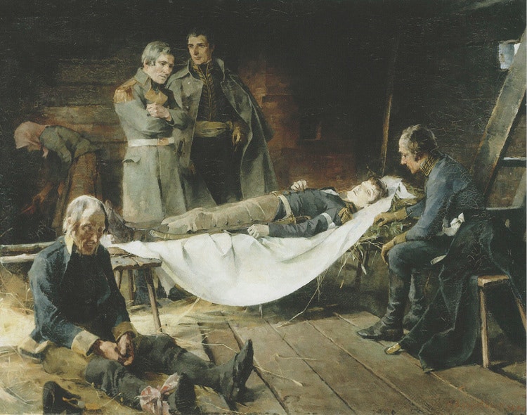 WILHELM VON SCHWERINS DÖD  av  Helene Schjerfbeck