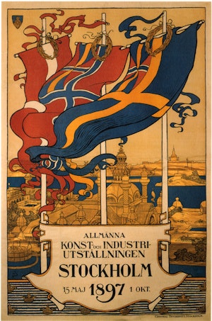STOCKHOLM UTSTÄLLNINGEN 1897 Lejonslätten Djurgården