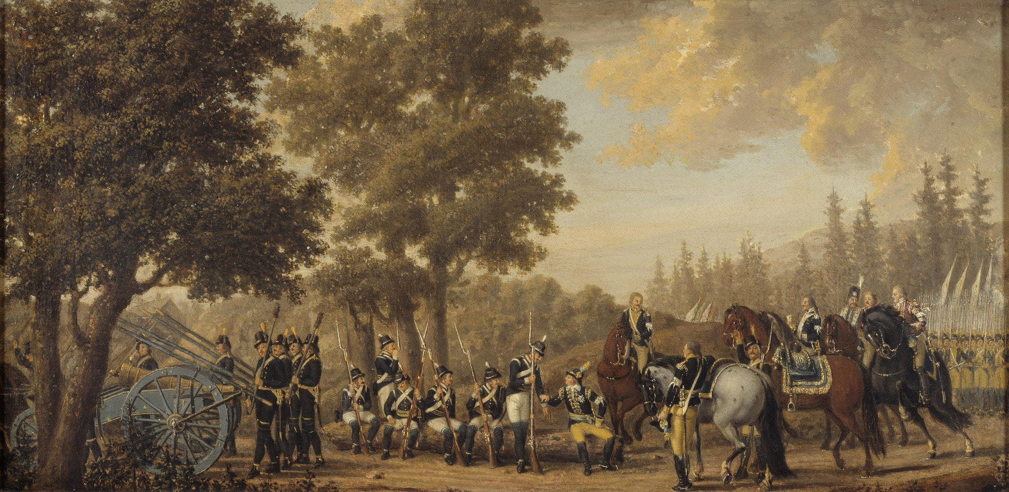 GUSTAV III OCH SOLDATEN GREN 1789 av PEHR HILLERSTRÖM