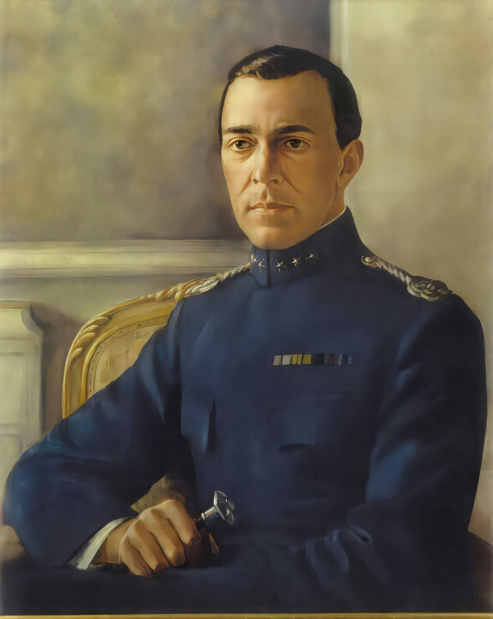 PRINS GUSTAF ADOLF BERNADOTTE SOM RYTTMÄSTARE 1939 av BIANCA WALLIN