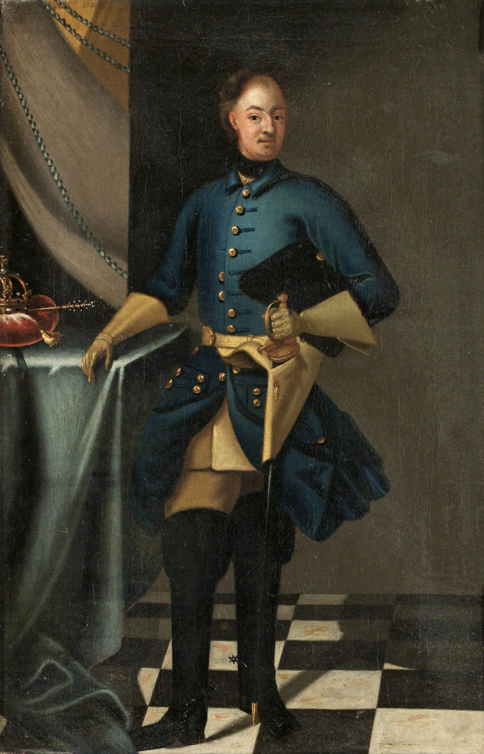 KARL XII av David von Kraffts studio