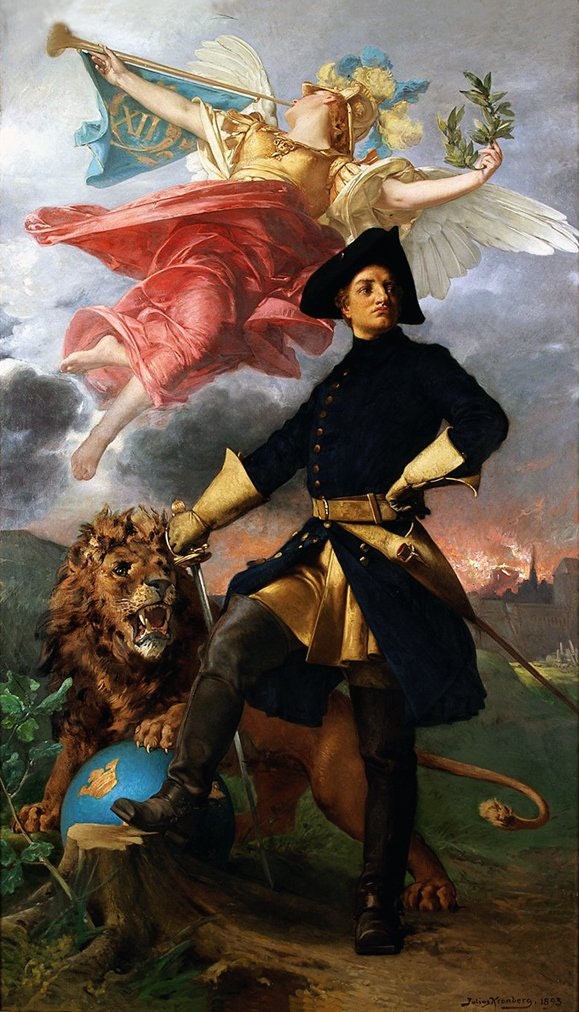 KARL XII av Julius Kronberg