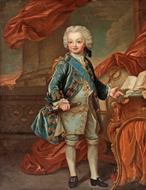 GUSTAV III SOM BARN av Lorenz Pasch d.y.