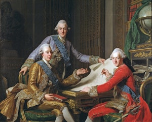 GUSTAV III OCH HANS BRÖDER av Alexander Roslin