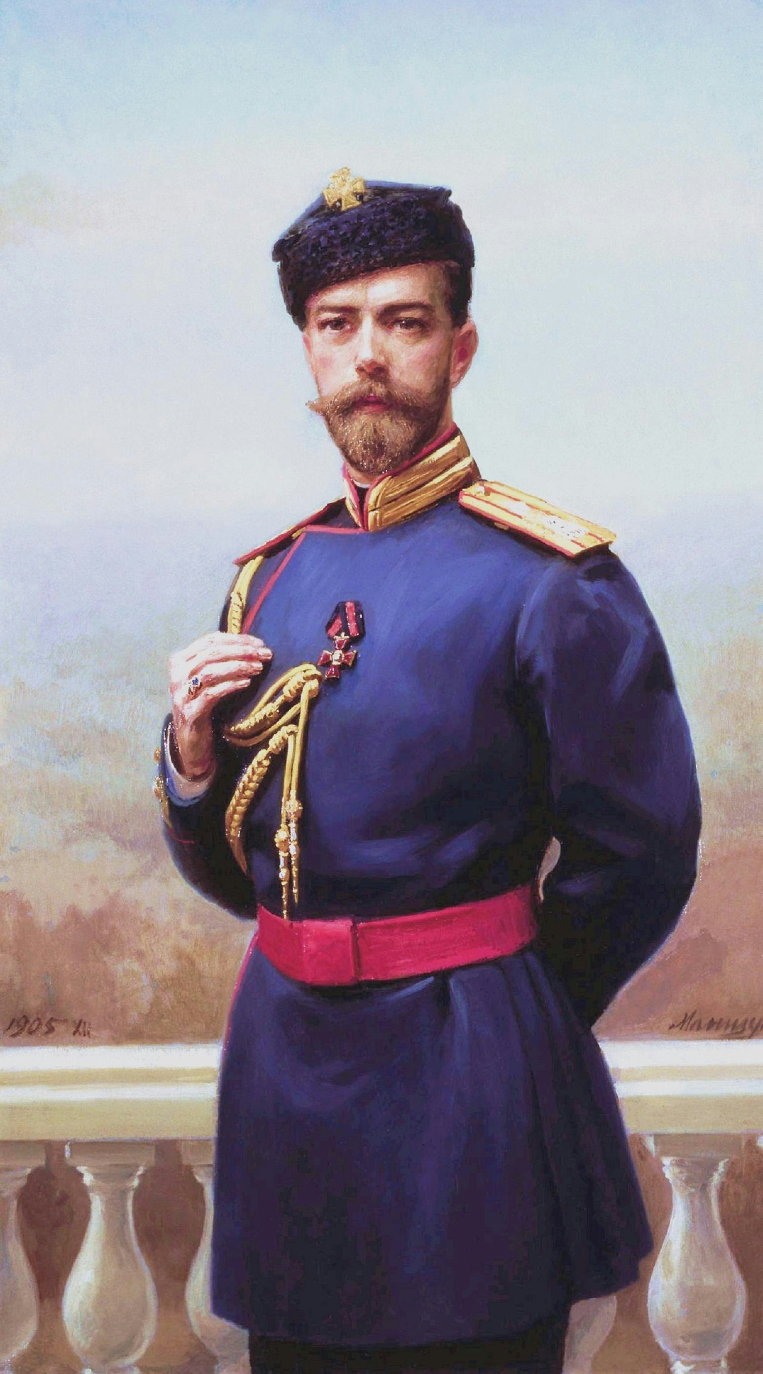 NICHOLAS II - NIKOLAJ II by/av Genrich Manizer