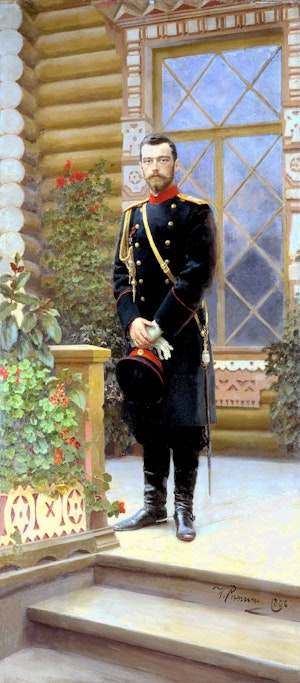 NICHOLAS II 1896 - NIKOLAJ II 1896 by/av Ilja Repin