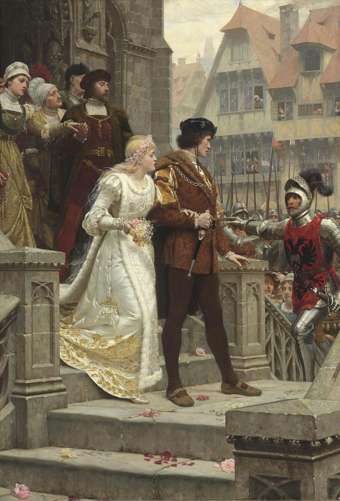 TILL VAPEN av Edmund Blair Leighton