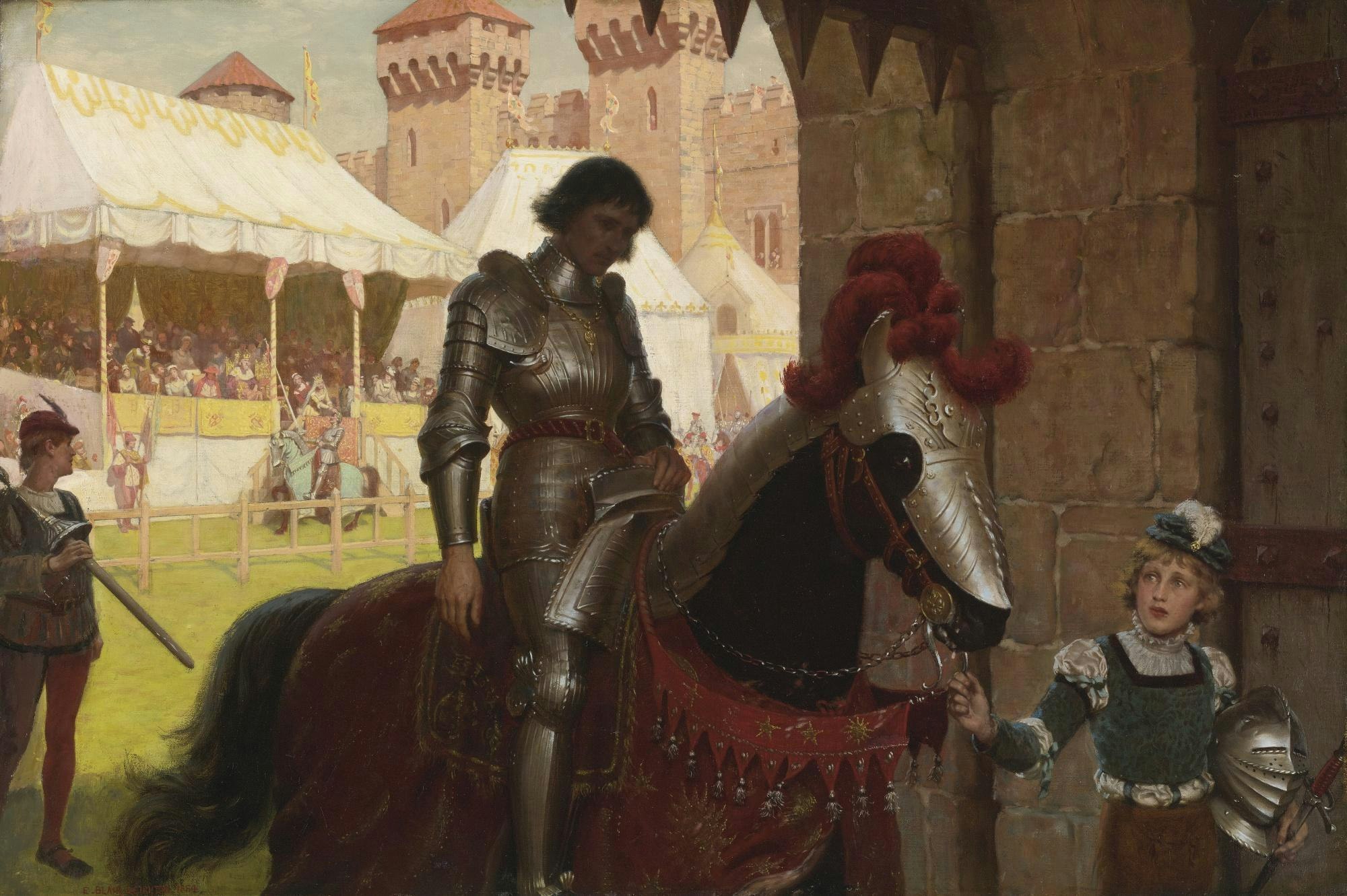 BESEGRAD av Edmund Blair Leighton