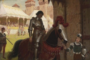 BESEGRAD av Edmund Blair Leighton