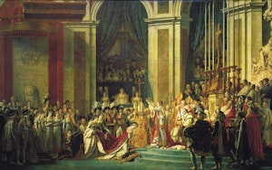 KEJSARE NAPOLEONS KRÖNING av Jacques-Louis David