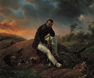 WATERLOO - DEN SISTE GRENADJÄREN av Emile Jean Horace Vernet