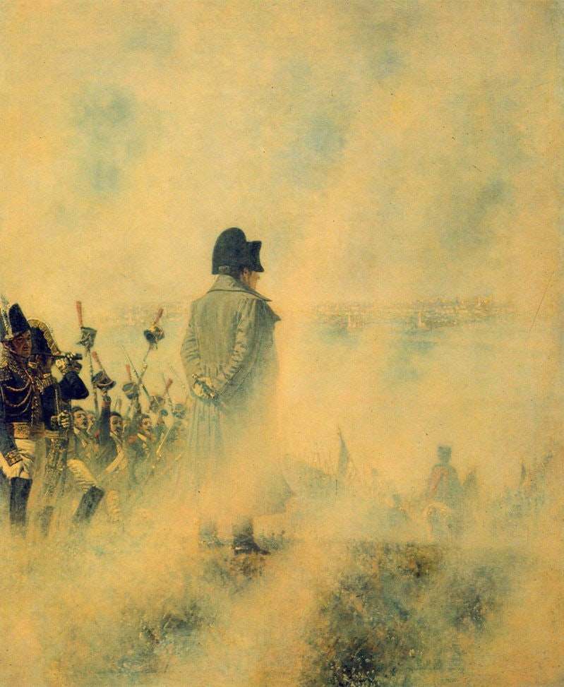 NAPOLEON UTANFÖR MOSKVA av Vasily Vereschagin