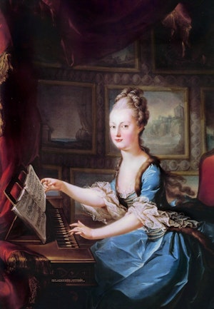 MARIE ANTOINETTE SOM FEMTONÅRING av Franz Xaver Wagenschön