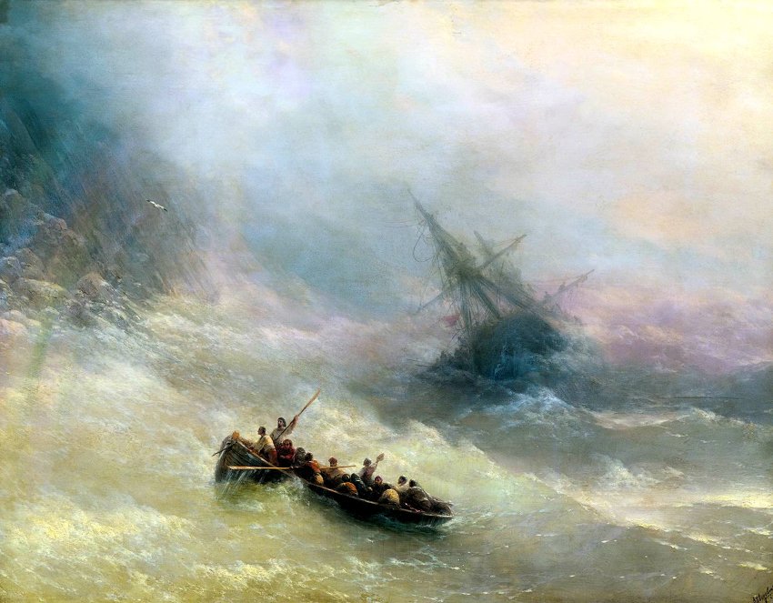REGNBÅGEN (Storm) av Ivan Konstantinovich Aivazovsky