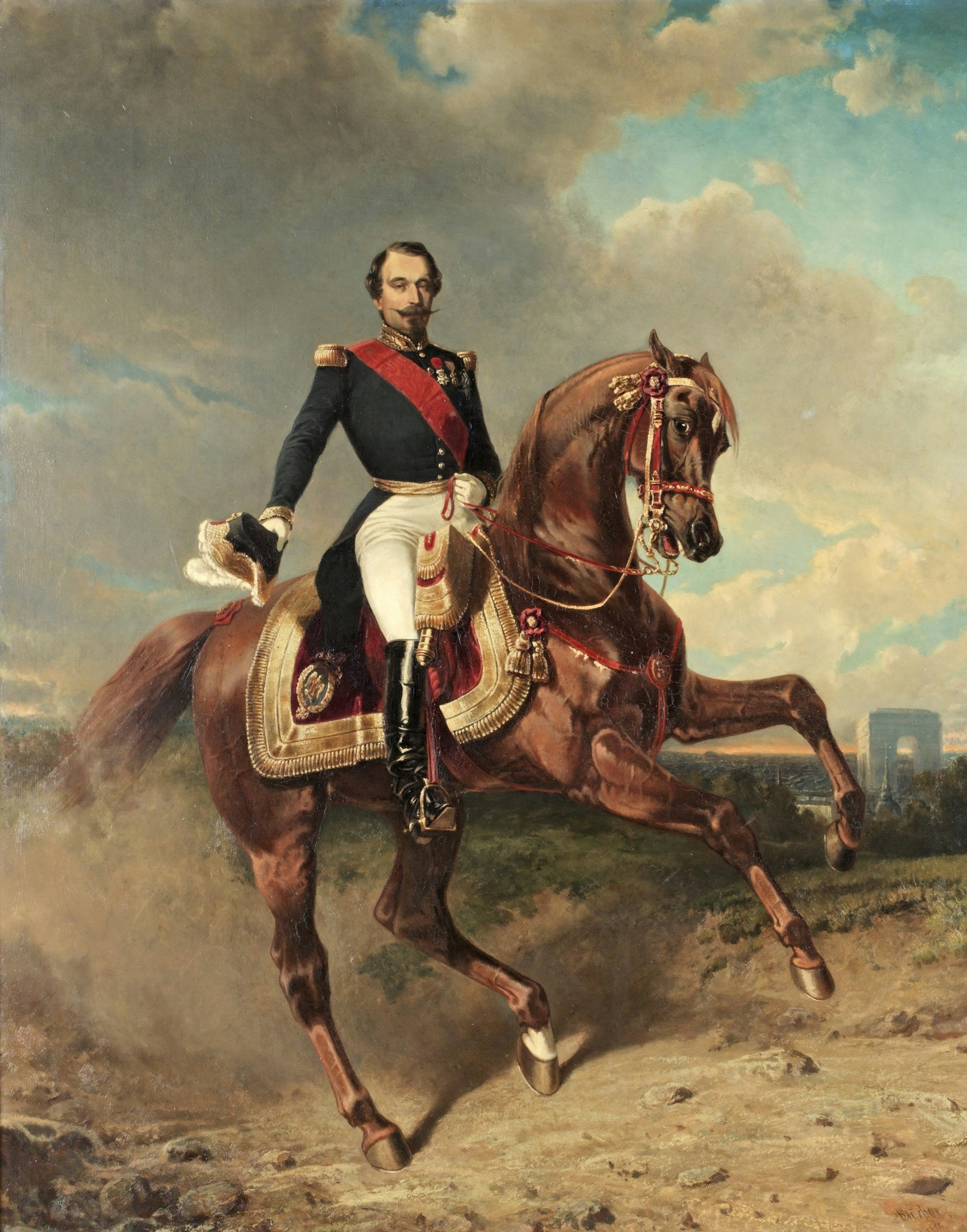 NAPOLEON III TILL HÄST av Carl Fredrik Kiörboe