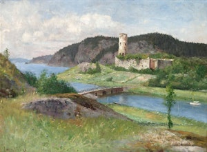 STEGEBORGS SLOTTSRUIN 1896 av OLOF HERMELIN