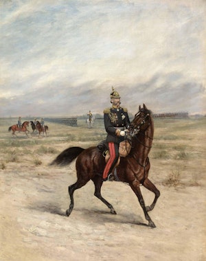 TSAR ALEXANDER II TILL HÄST av Okänd Mästare