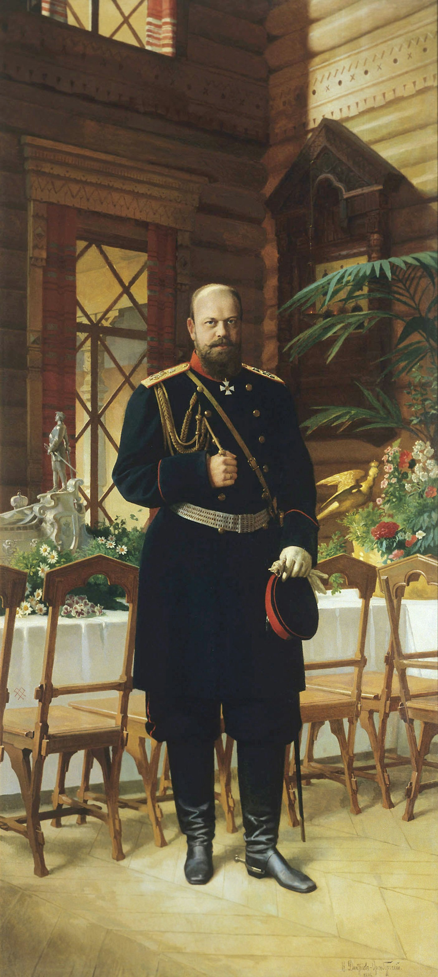 TSAR ALEXANDER III av NIKOLAJ ORENBURGSKIJ