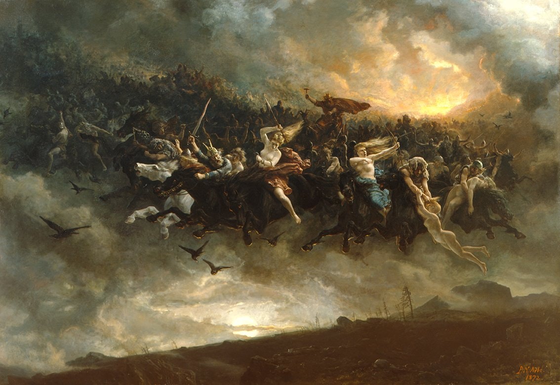 ÅSGÅRDSREIEN 1872 av Peter Nicolai Arbo