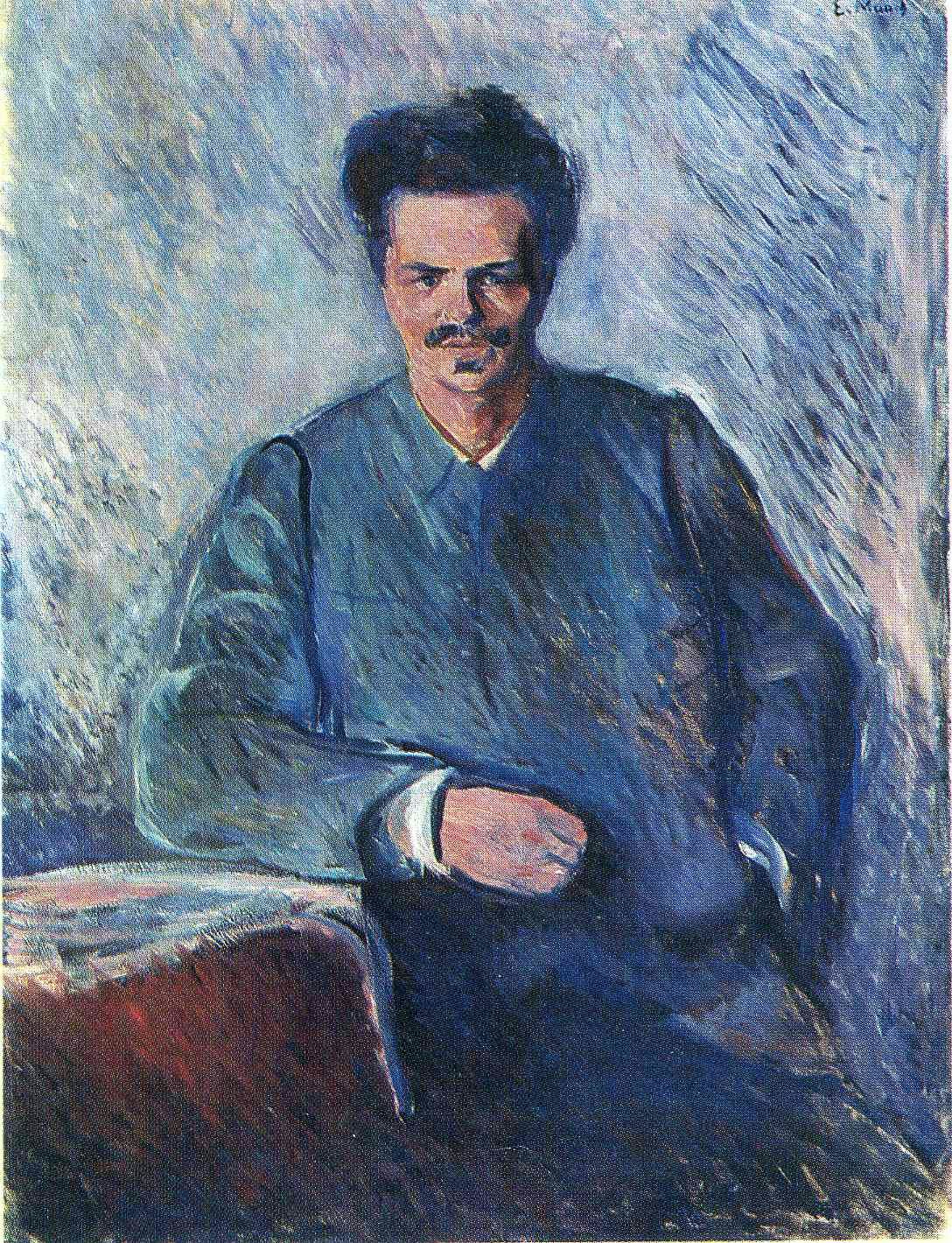 AUGUST STRINDBERG av EDVARD MUNCH