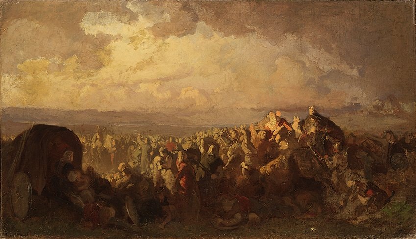 BRÅVALLASLAGET av AUGUST MALMSTRÖM