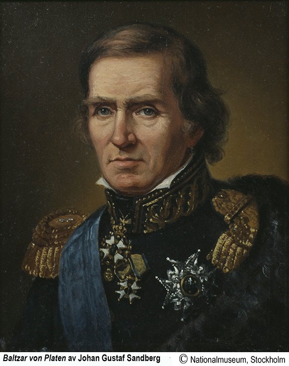 BALTZAR VON PLATEN av JOHAN GUSTAF SANDBERG
