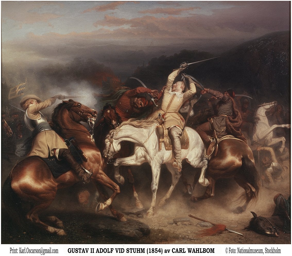 GUSTAV II ADOLF VID STUHM av CARL WAHLBOM