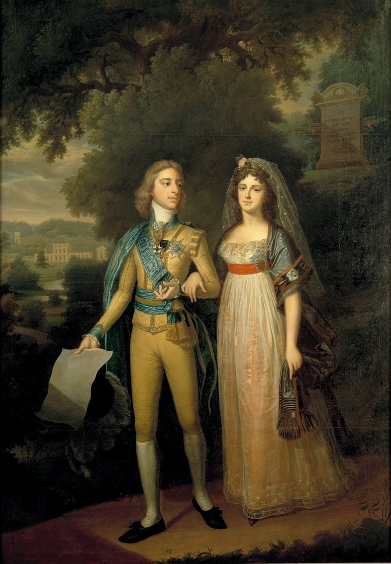 GUSTAV IV ADOLF och FREDRIKA DOROTEA VILHELMINA av Jonas Forsslund