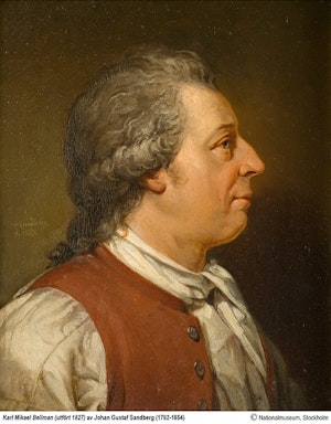 CARL MICHAEL BELLMAN av Johan Gustaf Sandberg