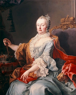 DROTTNING MARIA TERESIA AV ÖSTERRIKE 1759 av Martin van Meytens