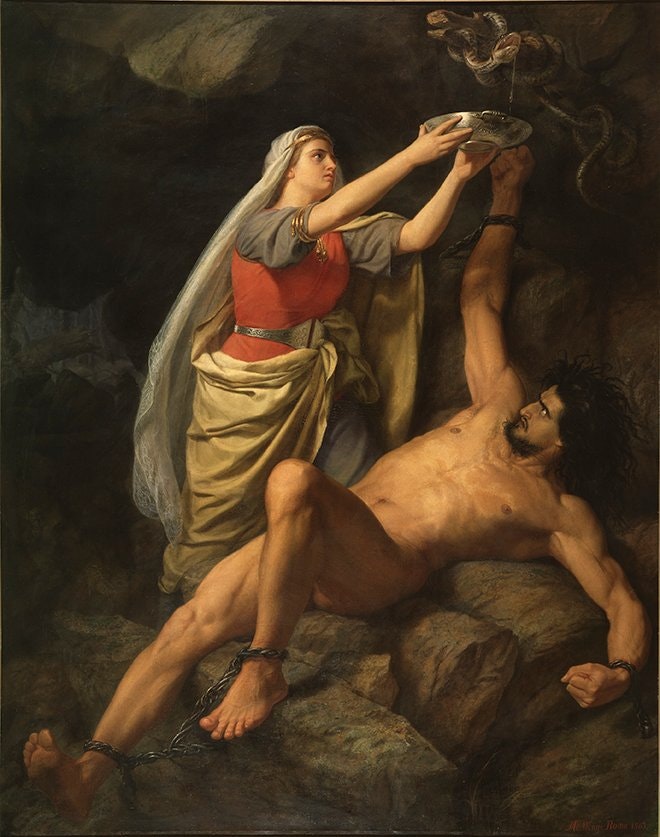 LOKE och SIGYN av  Mårten Eskil Winge