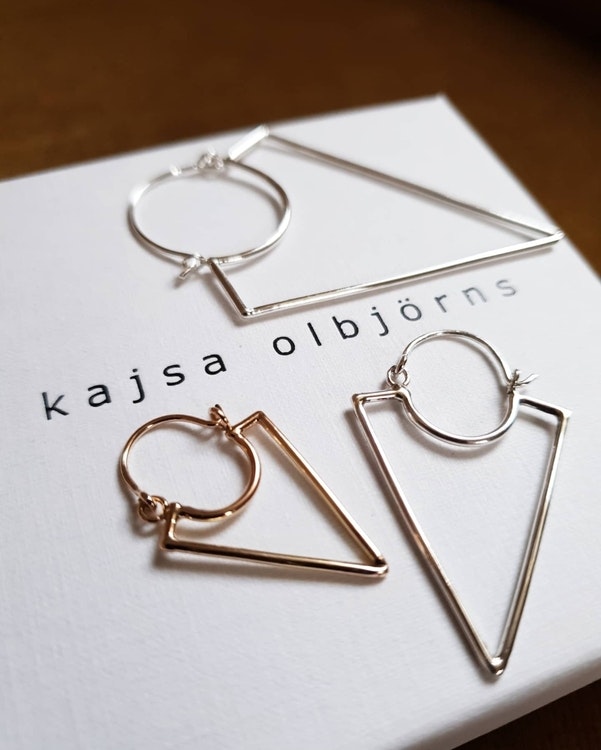 VILJA EARRING SILVER - SINGLE