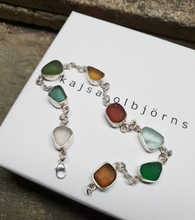 BEACH GLASS BRACELET - SOLD