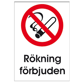 Rökning förbjuden