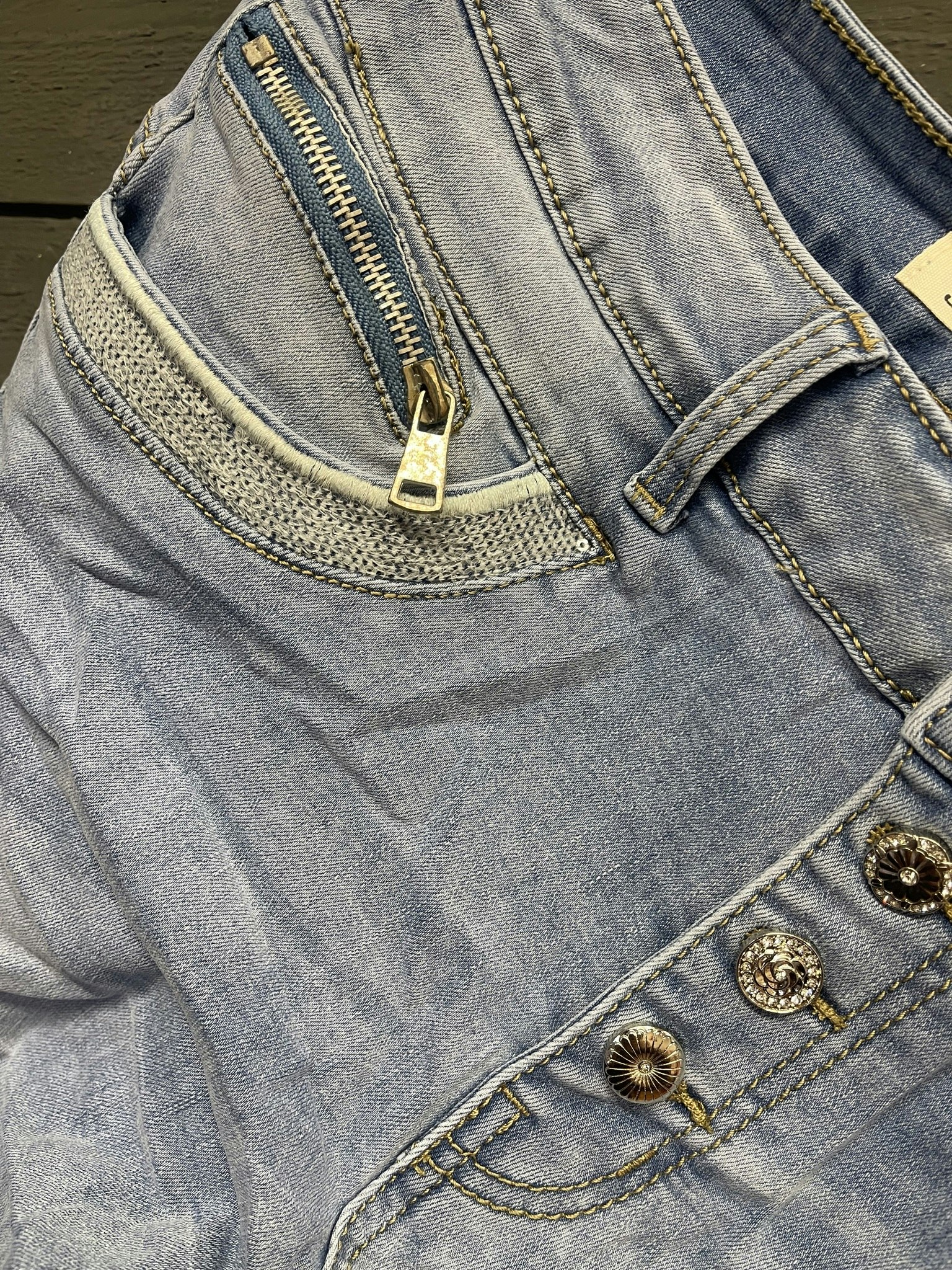 Trekvartsbyxa - Lovis - Jeans