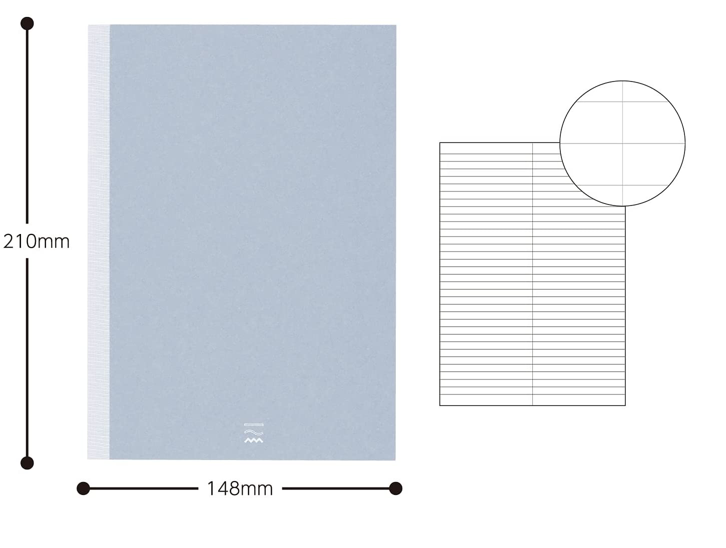 Kokuyo PERPANEP Notebook - Tsuru Tsuru A5 6 mm Steno