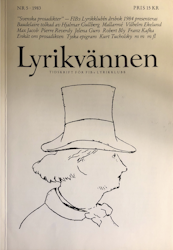 Lyrikvännen, nr. 5 1983