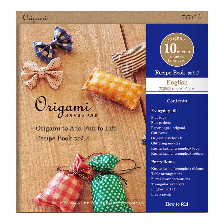 Midori Origami Recipe Book Vol.2