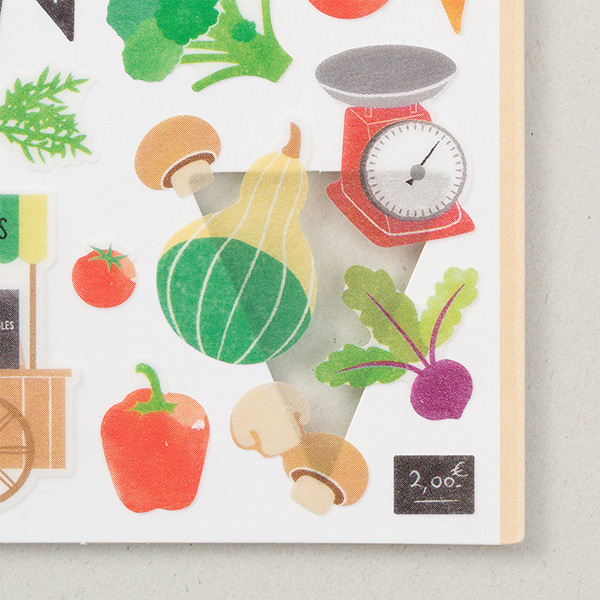 Midori Sticker Marché Vegetable