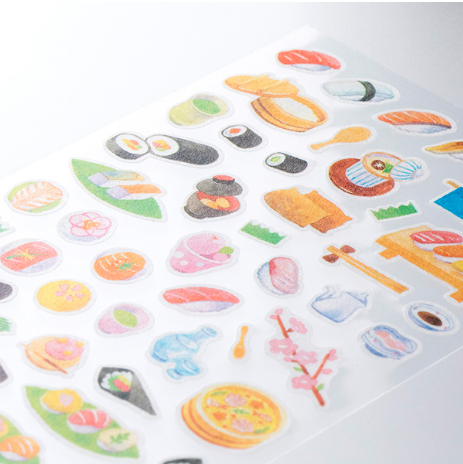 Midori Sticker Marché Sushi snett