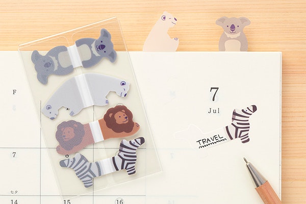 Midori Sticky Notes Animals