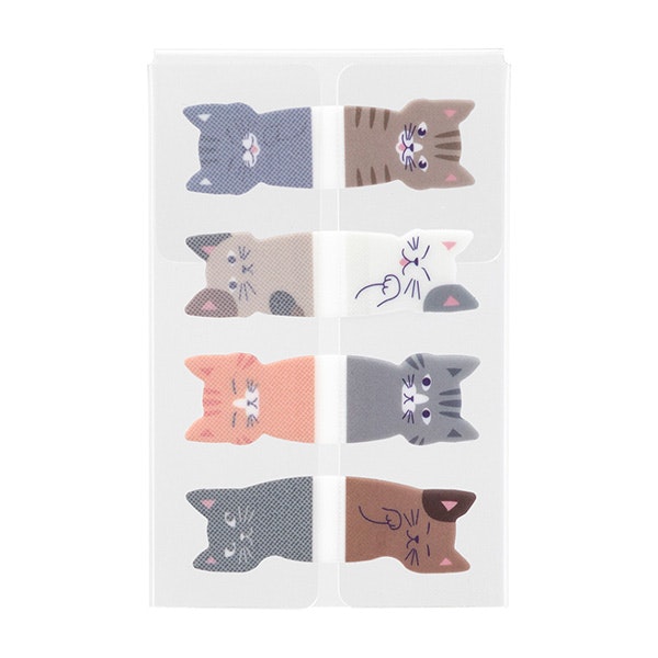 Midori Sticky Notes Cats