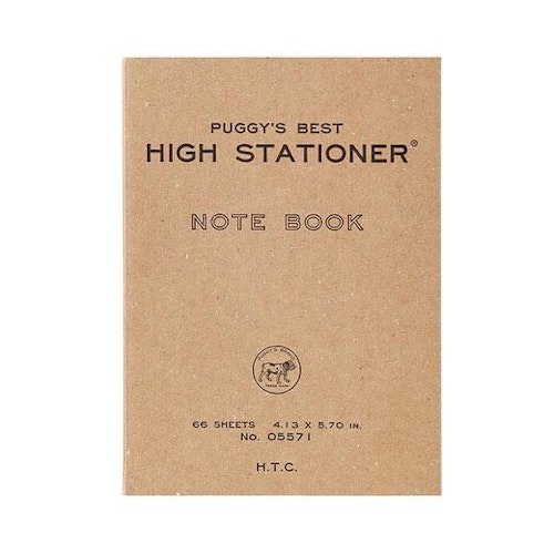 Hightide Puggy's Pocket Paperback Notebook