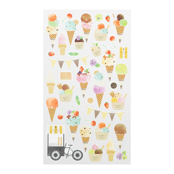 Midori Sticker Marché Ice Cream