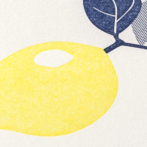 Midori Letterpress Lemon