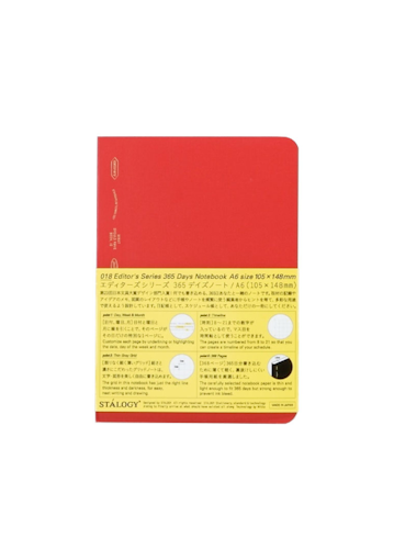 Stálogy 018 365 Days Notebook [A6] Red